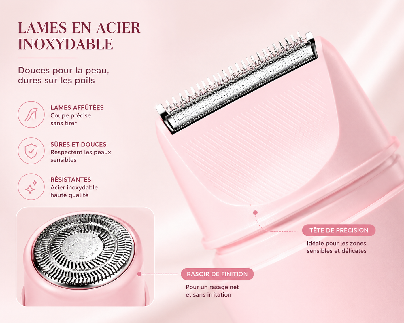 Rasoir Intime 2-en-1 Skinlaria