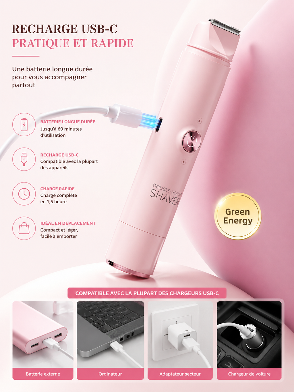 Rasoir Intime 2-en-1 Skinlaria