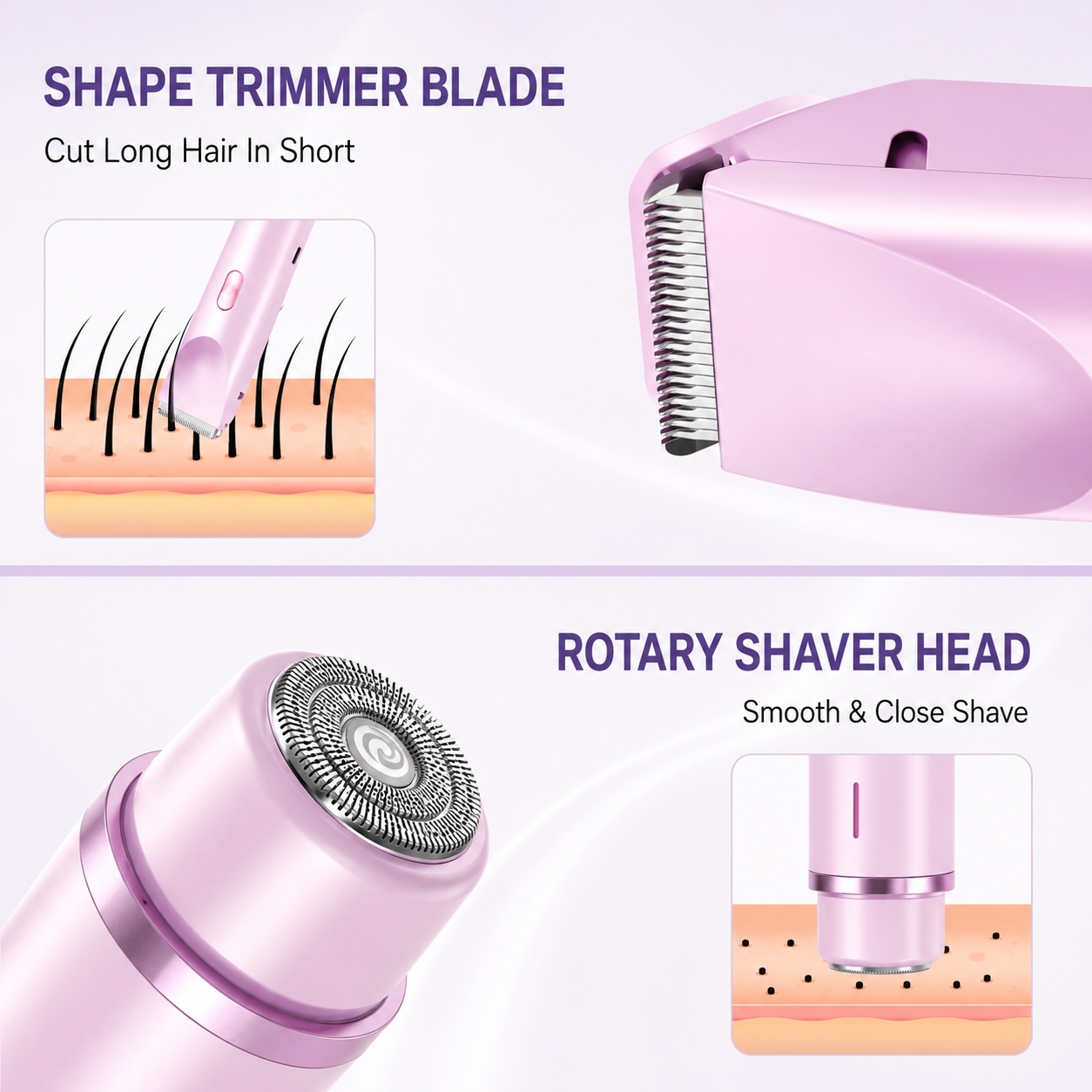 Skinlaria 2-in-1 Intimate Trimmer